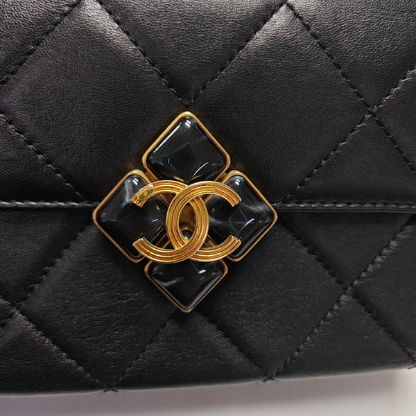 Quilted Lambskin Black