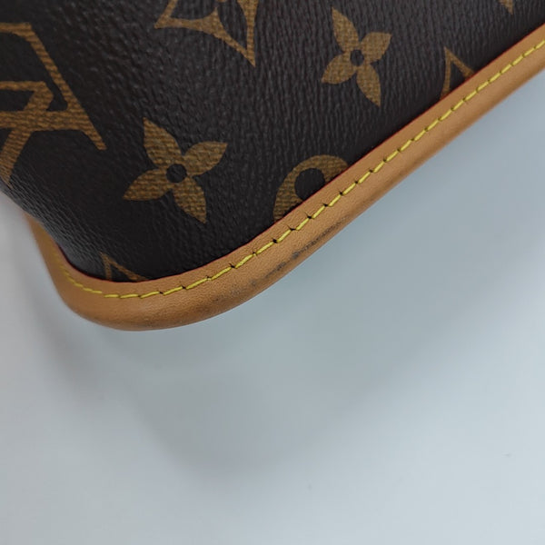 DIANE Monogram Coated Canvas Brown