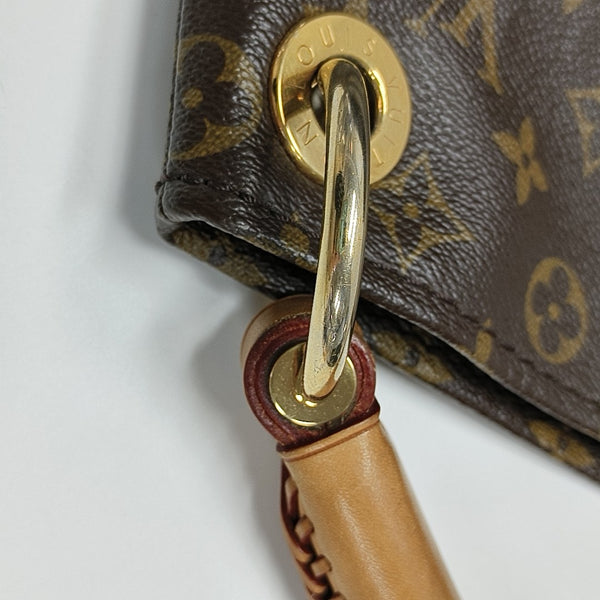 ARTSY MM Monogram Coated Canvas Brown