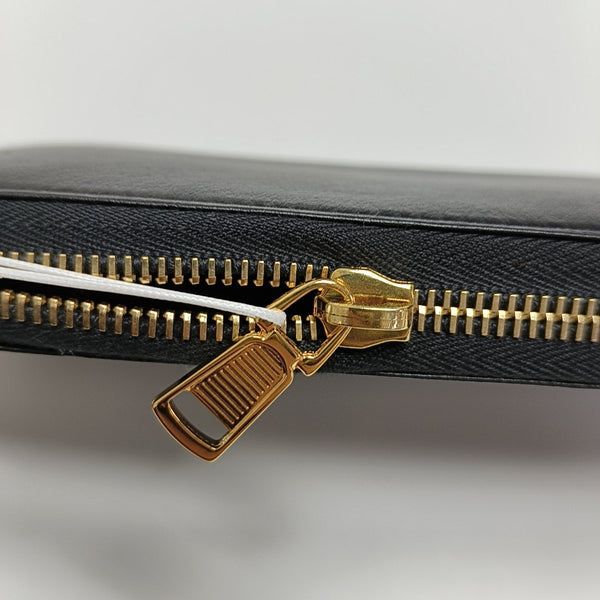 BELLE JOUR Calfskin Black Wallet