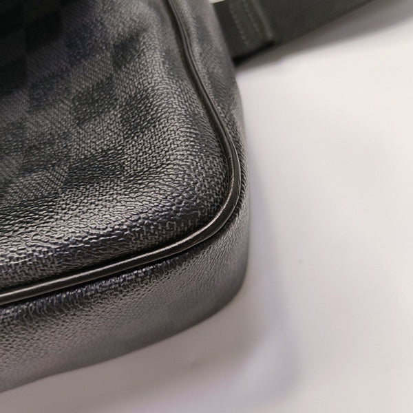 DANIEL Damier Graphite Coated Canvas Gray