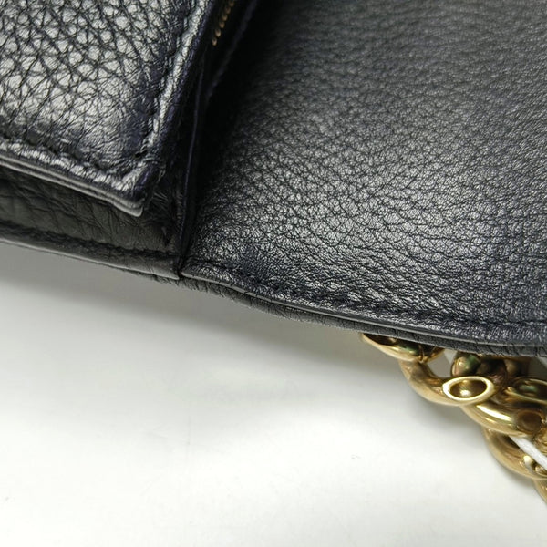 Diorama Small Cannage Calfskin Black