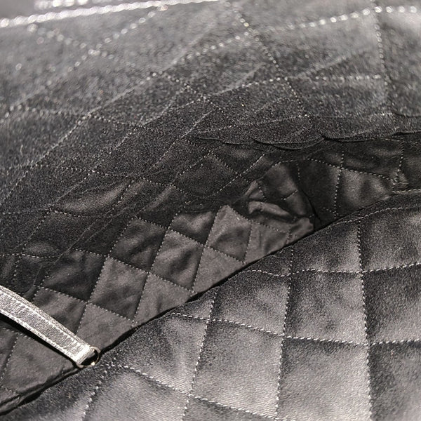 CHANEL 22 Small Quilted Calfskin Silver