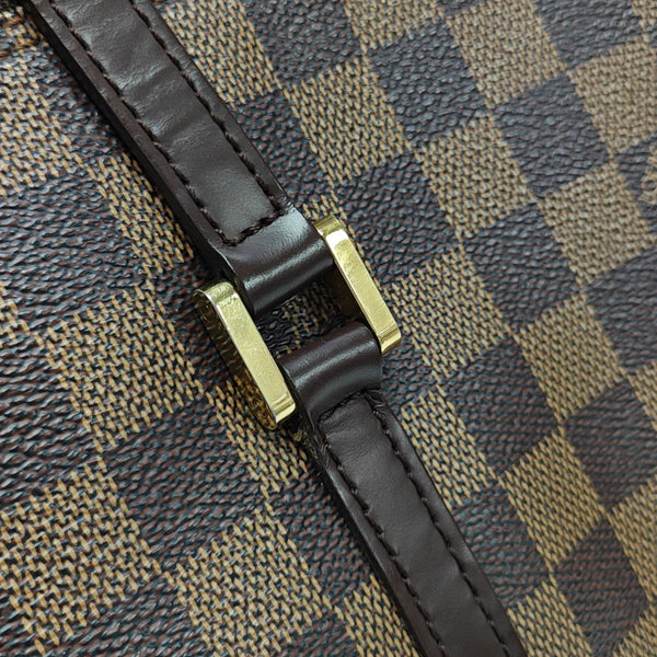 PAPILLON 30 Damier Ebene Coated Canvas Brown