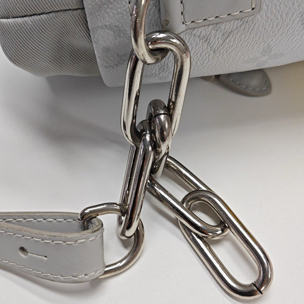 CHALK Monogram Coated Canvas Gray