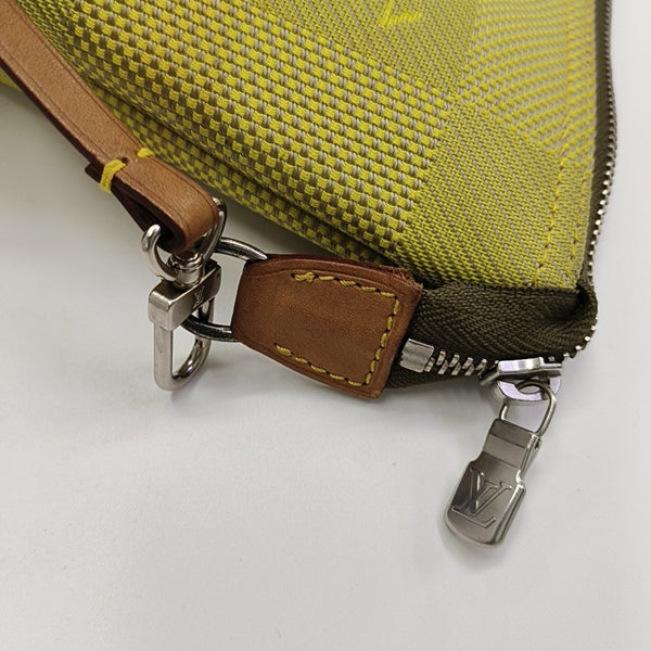 Fabric Top Handle Bag Green