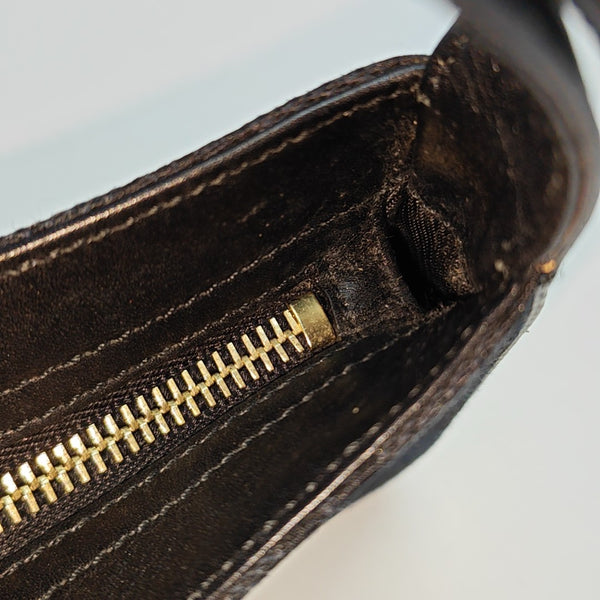 Monogram Canvas Top Handle Bag Black