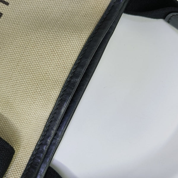 Navy Mini Canvas White
