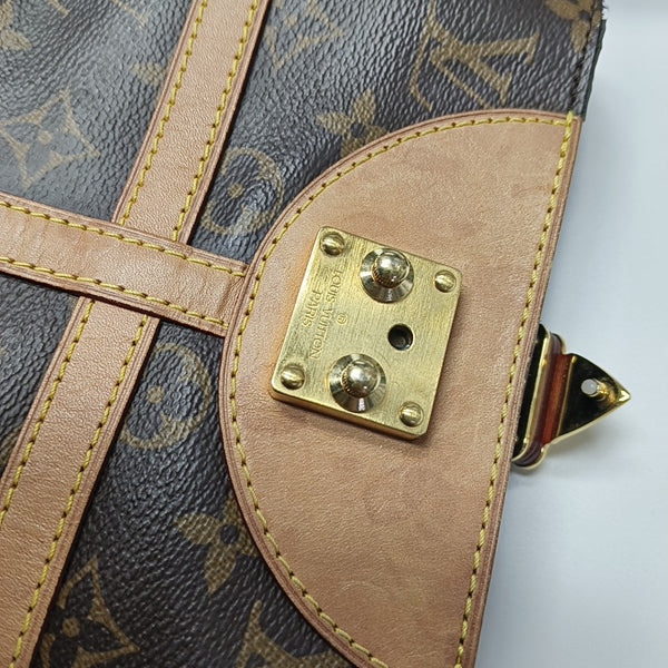 DUFFLE Monogram Coated Canvas Brown
