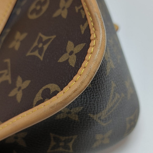DIANE Monogram Coated Canvas Brown