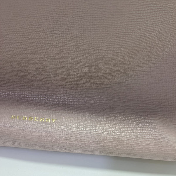 The Banner Medium Calfskin Pink