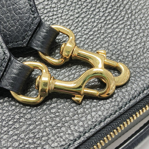 Calfskin Shoulder Bag Black