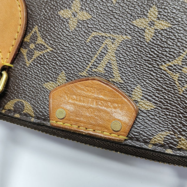 TURENNE Monogram Coated Canvas Brown