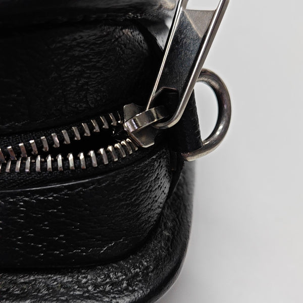 Monogram Canvas Shoulder Bag Black
