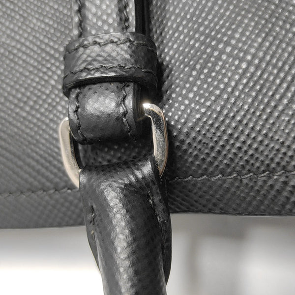 Double Medium Calfskin Black