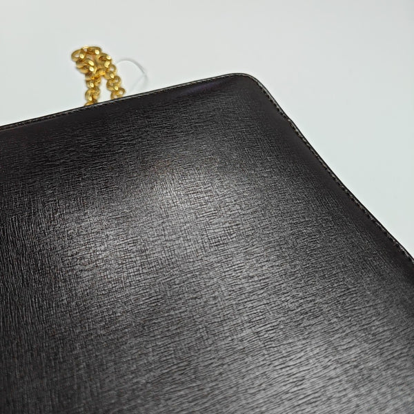 Calfskin Shoulder Bag Brown