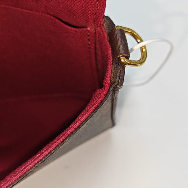 FÉLICIE Monogram Coated Canvas Brown