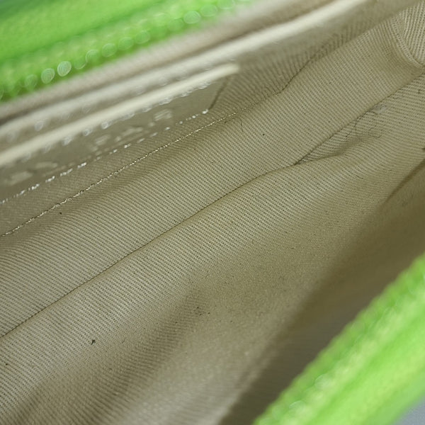 Leather Top Handle Bag Green