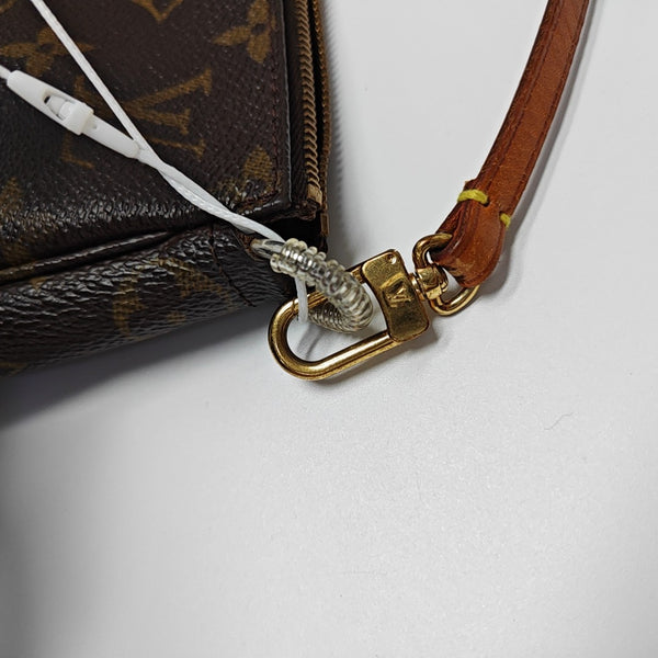 ACCESSOIRES Monogram Coated Canvas Brown