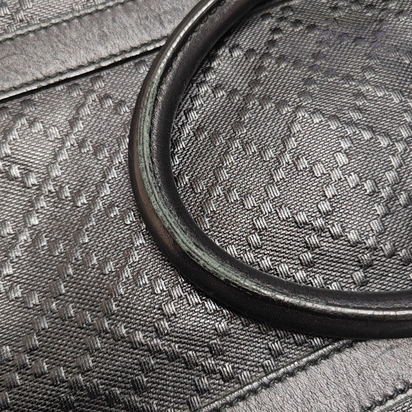 Diamante Quilted Calfskin Black