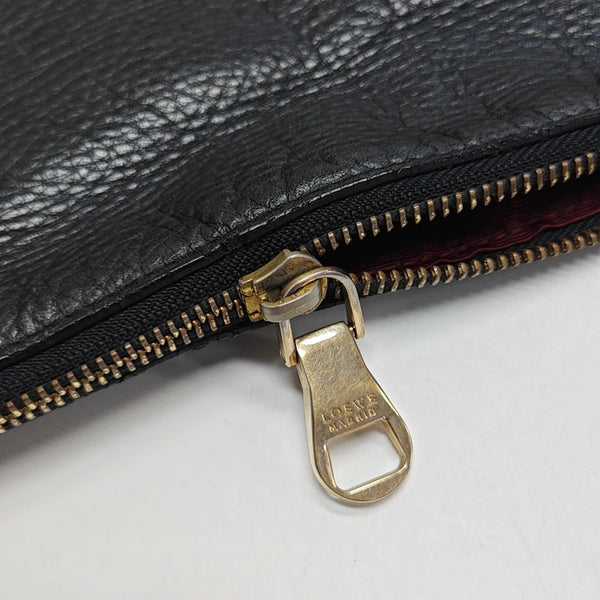 Calfskin Shoulder Bag Black