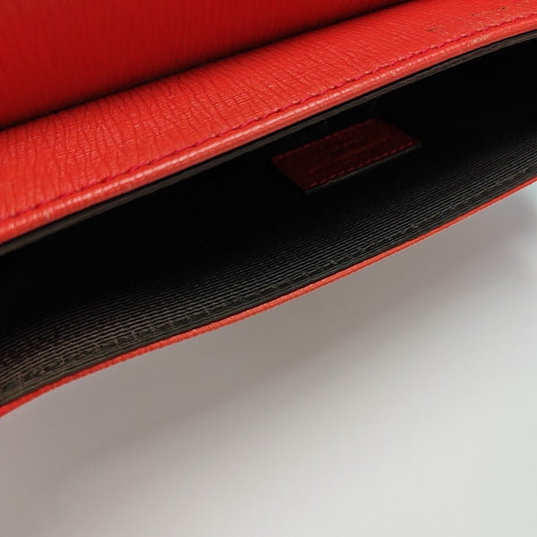 Calfskin Shoulder Bag Red