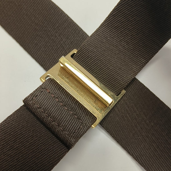 GÉRONIMOS Damier Ebene Coated Canvas Brown