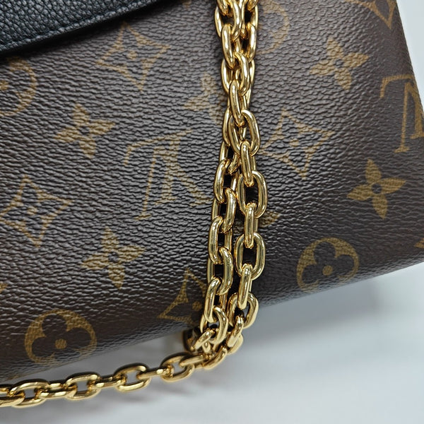 SAINT PLACIDE Monogram Coated Canvas Black
