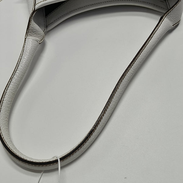 Calfskin Top Handle Bag White