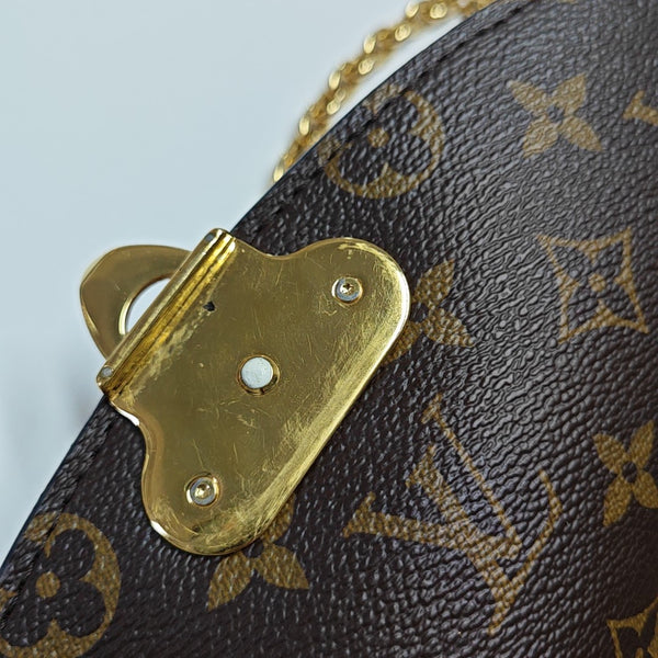 SAINT PLACIDE Monogram Coated Canvas Brown