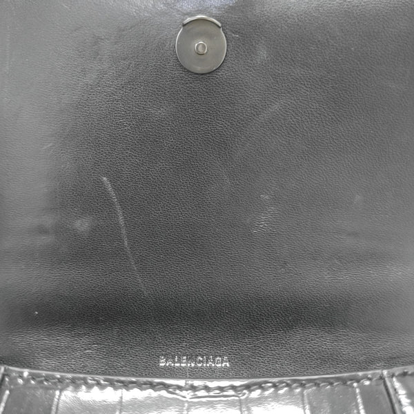 Hourglass S Calfskin Black