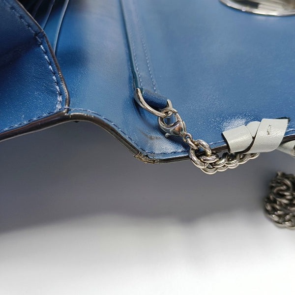 Authenticated pre-owned Kan I F Calfskin Blue - Shoulder Bag at Looply