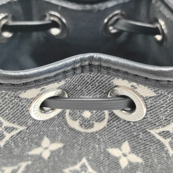 NOÉ Nano Monogram Canvas Gray