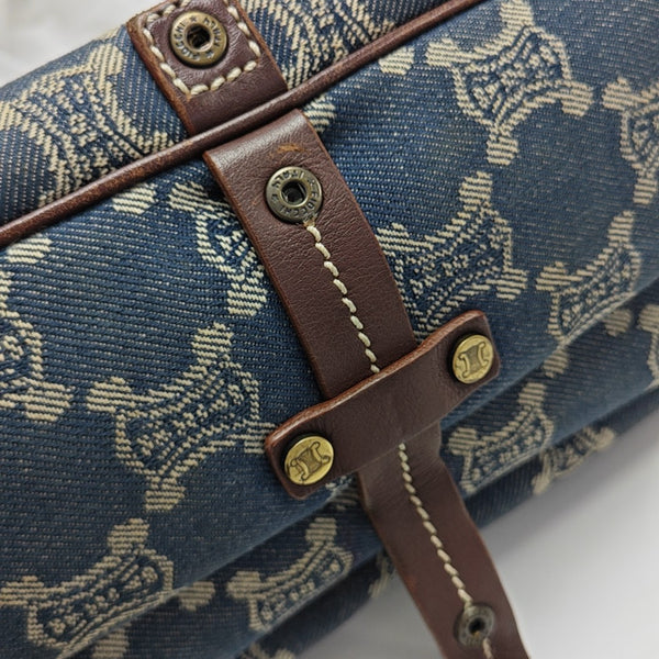 Canvas Shoulder Bag Blue