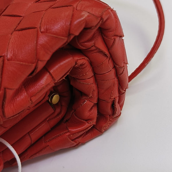 The Pouch Mini Lambskin Orange