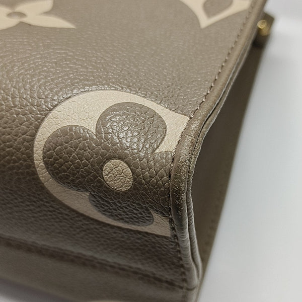 ONTHEGO PM Monogram Calfskin Gray