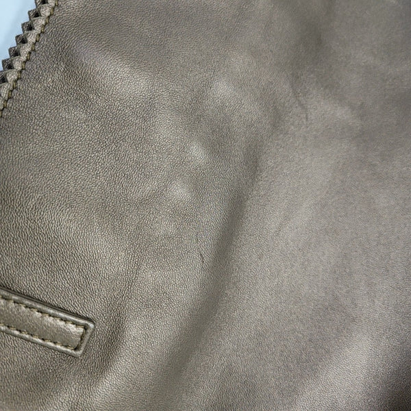 Calfskin Shoulder Bag Beige
