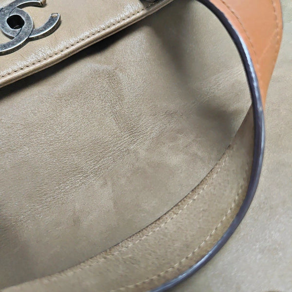 Quilted Calfskin Brown