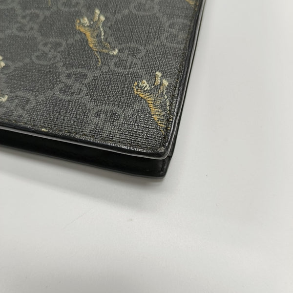 GG Supreme Monogram Coated Canvas Black