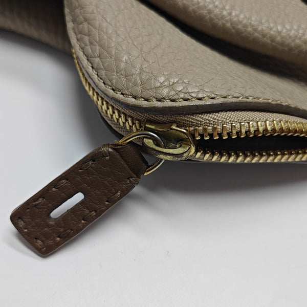 Calfskin Top Handle Bag Multicolor