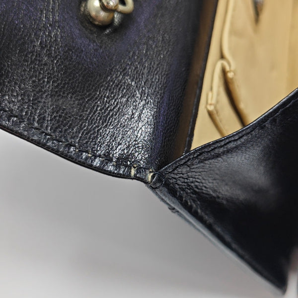 Calfskin Shoulder Bag Black