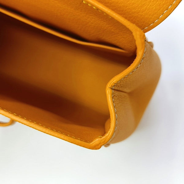 Authenticated pre-owned Saïgon Mini Coated Canvas Yellow - Shoulder Bag at Looply