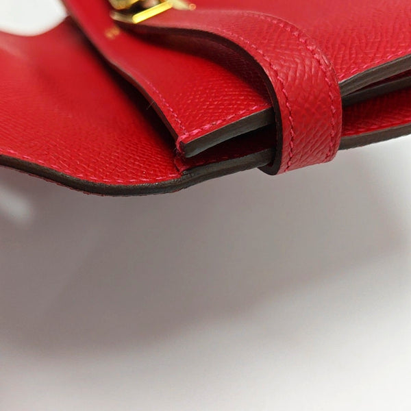 Kelly 20 Epsom Red Wallet