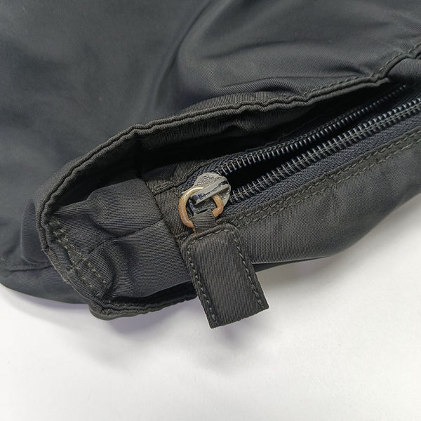 Nylon Shoulder Bag Black