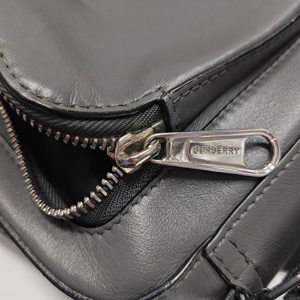 Calfskin Shoulder Bag Gray