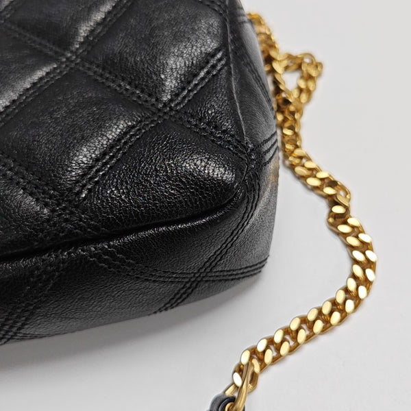 BECKY Quilted Calfskin Black