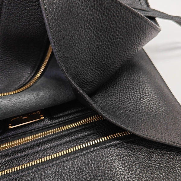 Amy Large Calfskin Black