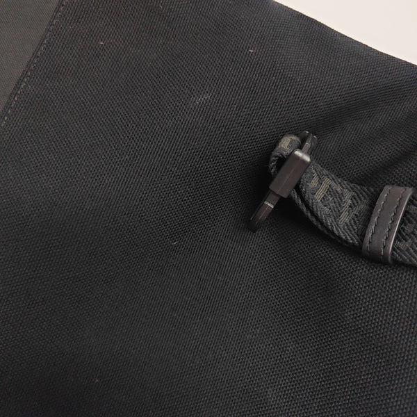 Fabric Shoulder Bag Black