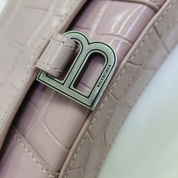 Hourglass Mini Calfskin Pink