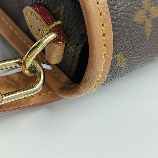 DIANE Nano Monogram Coated Canvas Brown